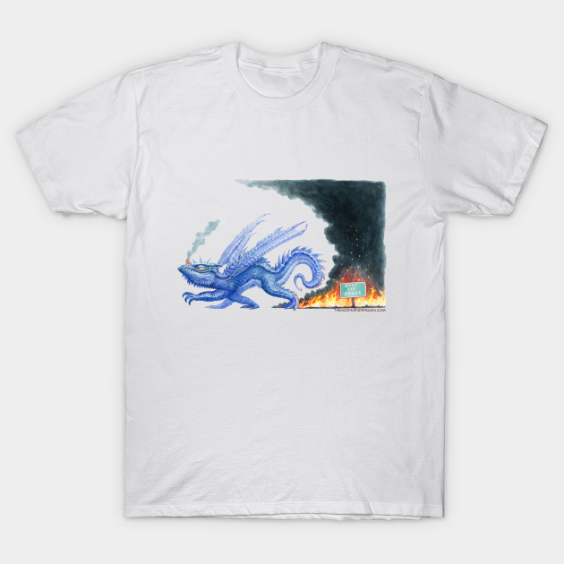 Keep off the grass! - Dragons - T-Shirt | TeePublic
